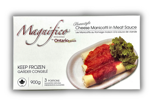 Cheese Manicotti - Dinner Size (900g)